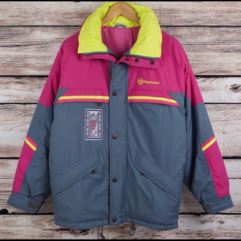 Vintage Sergio Tacchini White label ski jacket